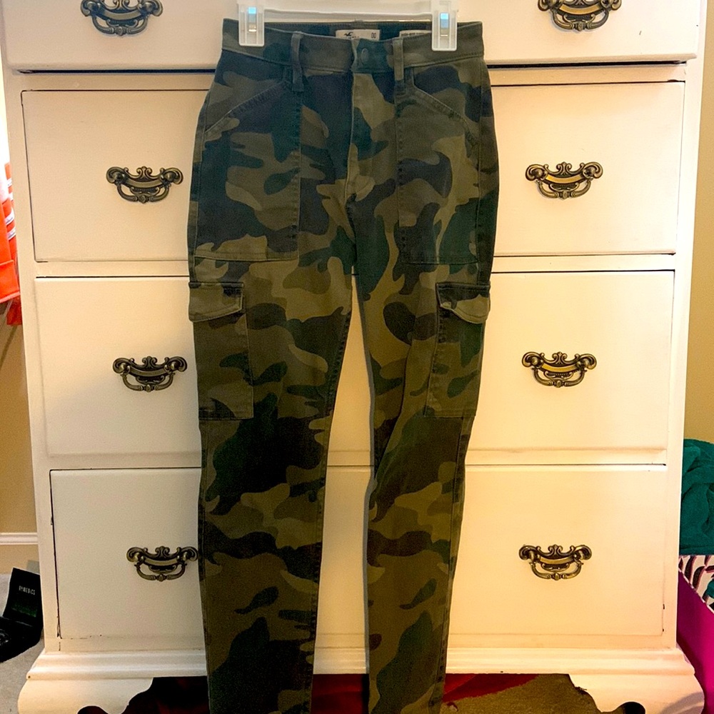 Camo cargo pants